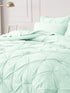 Marquis Luxurious Pinch Pleated All-Season Comforter With  Pillow Shams